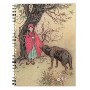 Carnet Petit Chaperon Rouge vintage par Warwick Goble