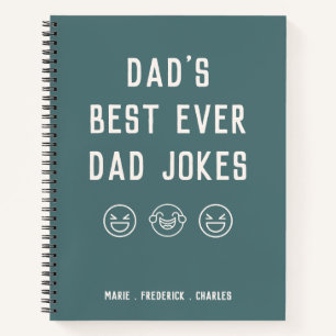 Carnet Petite Fête des pères bleue papa plaisante Personn