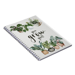 Carnet Petite fille - Amoureux Plante de maison