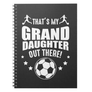 Carnet Petite-fille de soccer Fier Grand-parents