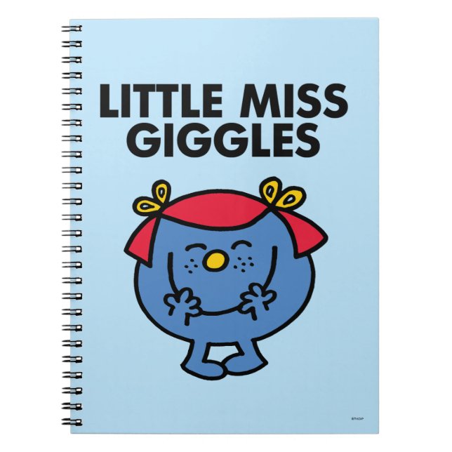 Carnet Petite Miss Giggles | Lettres noires (Devant)