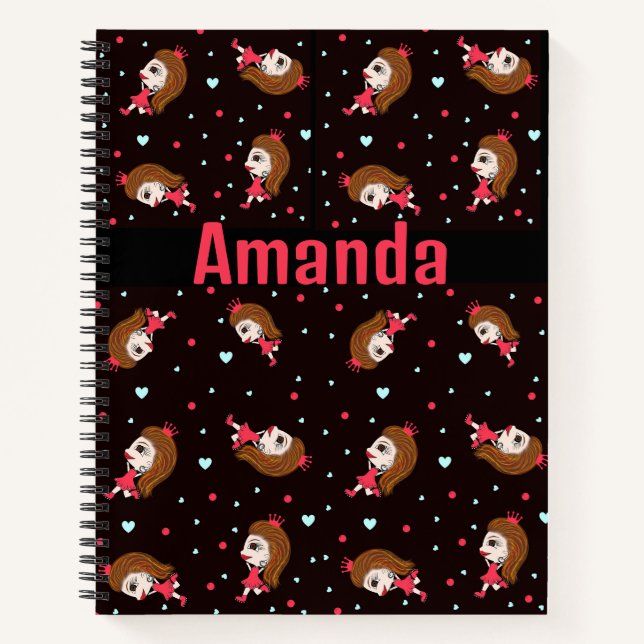 Carnet Petite princesse (Devant)