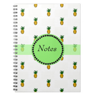 Carnet Petits Ananas Dorés