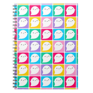 Carnet Petits Fantômes colorés