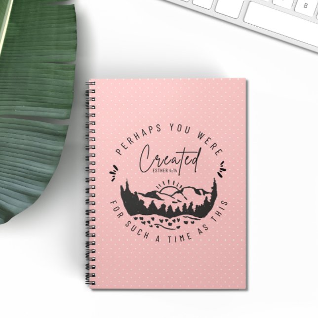 Carnet Peut-Être Avez-Vous Été Créé Chrétien Rose-Noir (Créateur téléchargé)