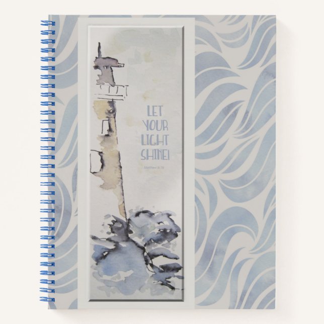 Carnet Phare—Laissez votre lumière briller ! (Devant)