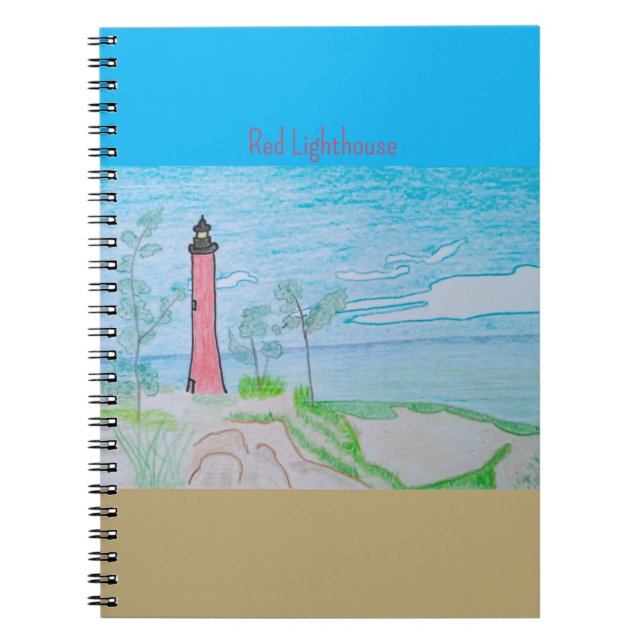 Carnet Phare rouge (Devant)