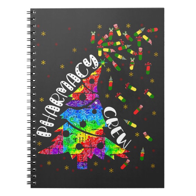 Carnet Pharmacie Christmas Crew Funny Xmas Pharmacist Cad (Devant)