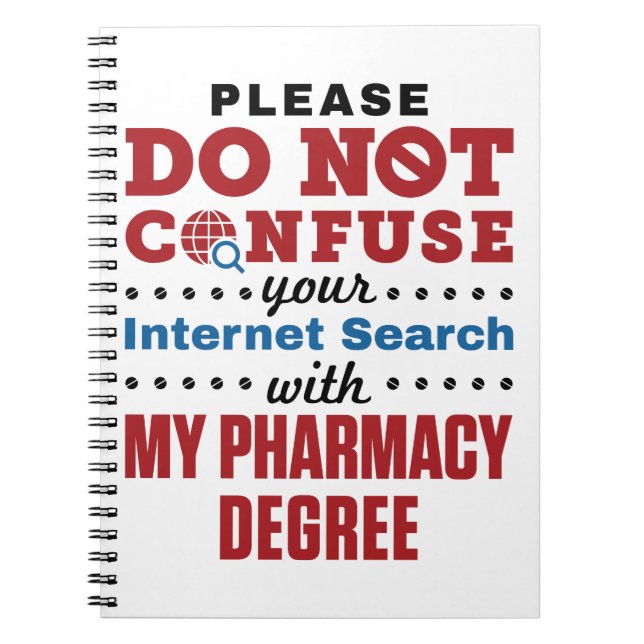 Carnet Pharmacienne Drôle Citation Digne de pharmacie (Devant)