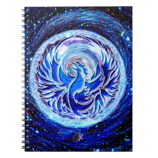 Carnet Phénix Bleu (Devant)