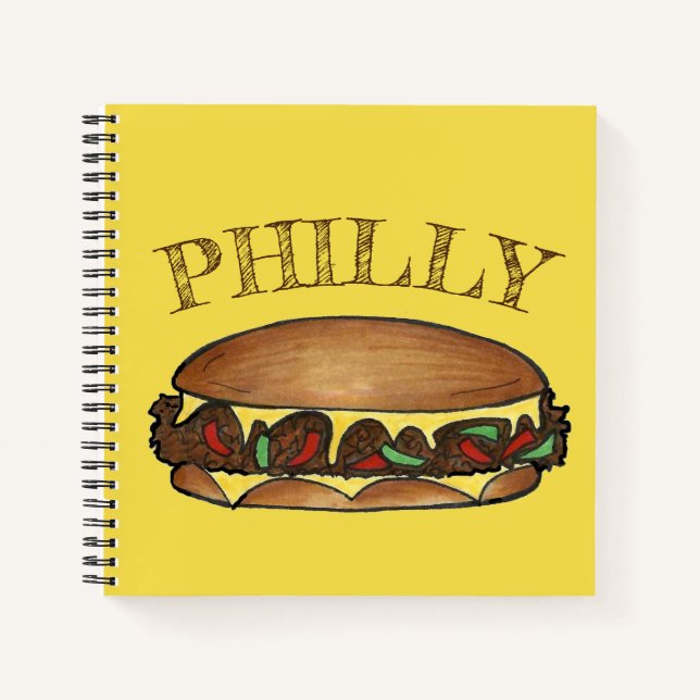 Carnet Philadelphia PA Philly Cheesesteak Steak Sandwich (Devant)