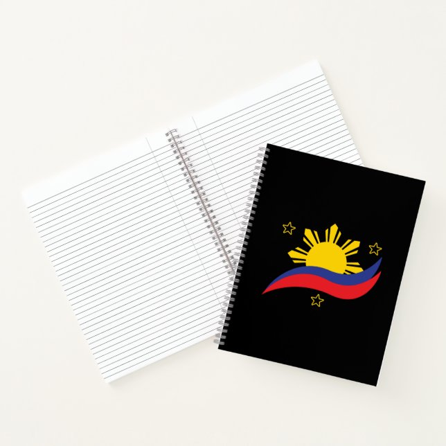 Carnet Philippines Philippin Pilipino Drapeau (Intérieur)