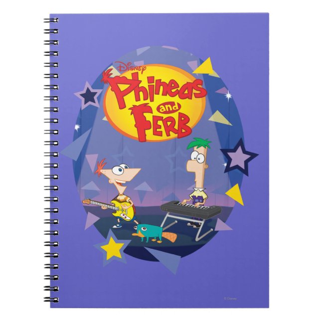 Carnet Phinées et Ferb 1 (Devant)