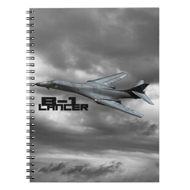 Carnet photo B-1 Lancer (80 Pages B&W) (Devant)
