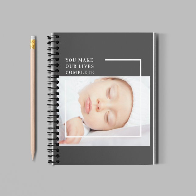 Carnet Photo bébé mignonne moderne | Citation de beauté (Créateur téléchargé)