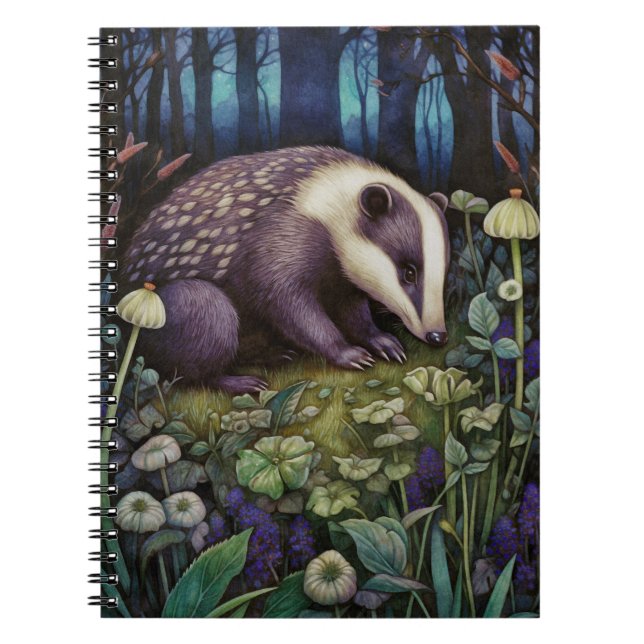 Carnet photo de la spirale Badger de minuit (Devant)