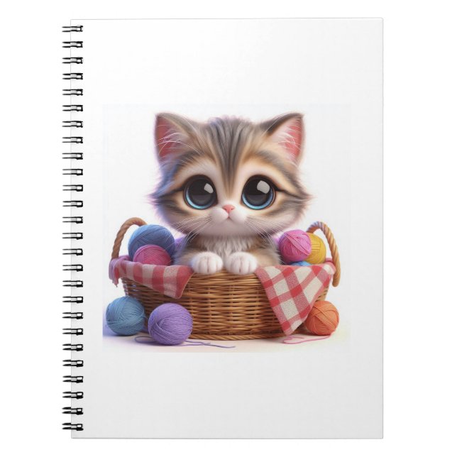 Carnet photo de la spirale de chats mignons (Devant)