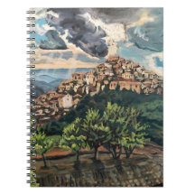 Carnet photo de la spirale de Hilltown en Italie