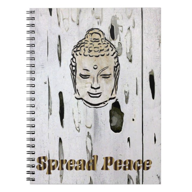 Carnet photo de la spirale de la paix de Bouddha (Devant)