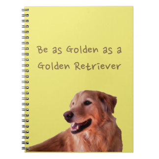 Carnet photo de la spirale d'or Retriever