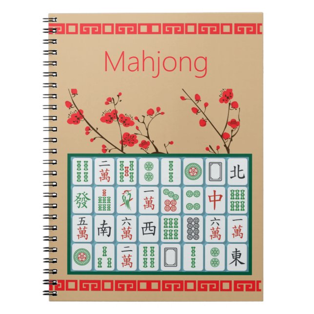Carnet photo de la spirale Mahjong (Devant)