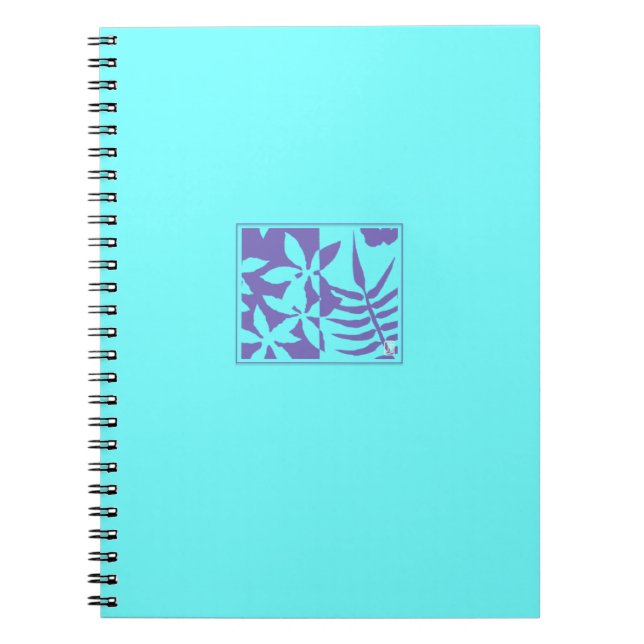Carnet photo de la spirale Motif Feuille (Devant)