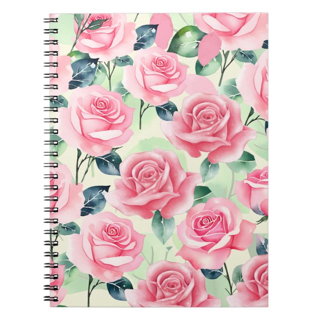 Carnet photo de la spirale rose (Devant)