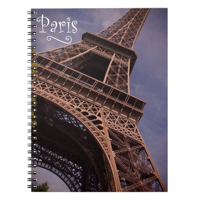 Carnet Photo de la Tour Eiffel célèbre monument de Paris (Devant)