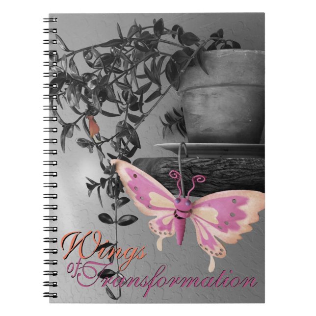 Carnet Photo de vie fixe du papillon de couleur (Devant)