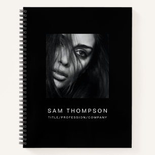 Carnet Photo d'employé d'entreprise minimaliste moderne n