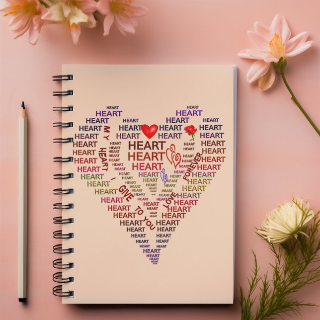 Carnet photo des mots du coeur (Words of Heart Photo Notebook)