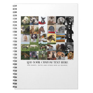 CARNET PHOTO DONNE MODÈLE FAMILLE AMIS ANIMAUX ANIMAUX PE