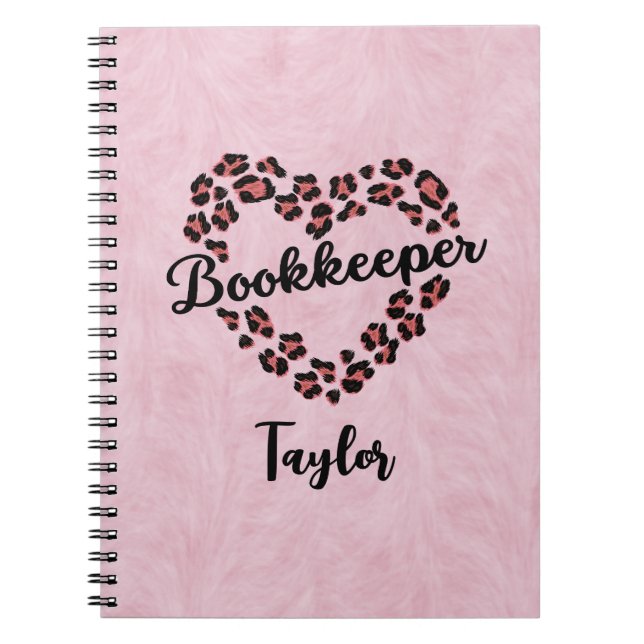Carnet photo du gardien Leopard Heart Frame (Devant)