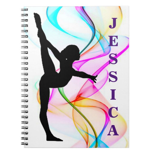 Carnet photo Girls Gymnastique Spiral Swirls (Devant)