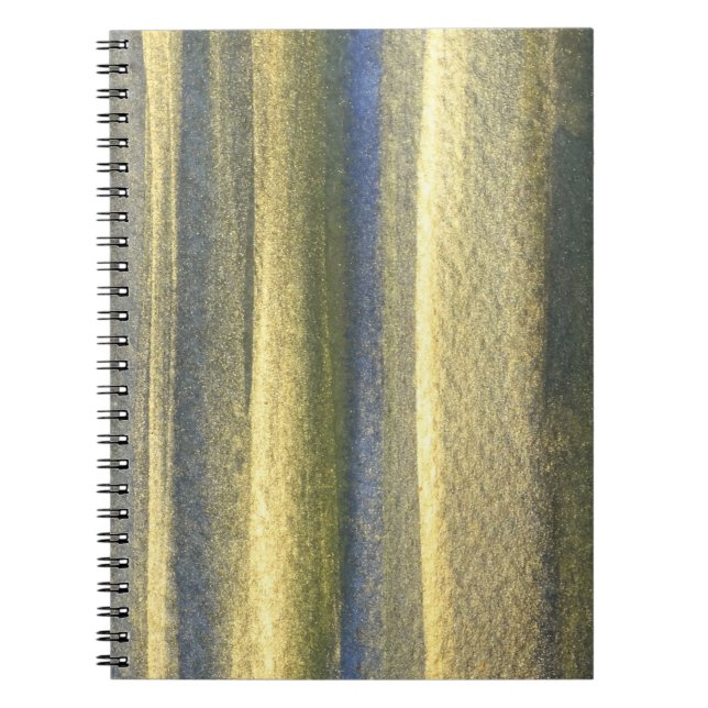 Carnet photo Gold Blue Lines (80 pages B&W) (Devant)