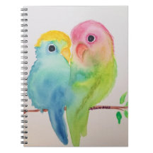 Carnet photo Lovebirds Spiral