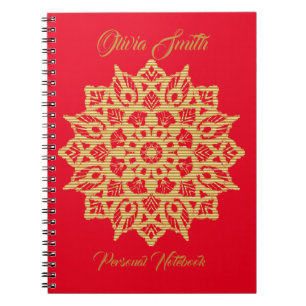 carnet photo Mandala en or