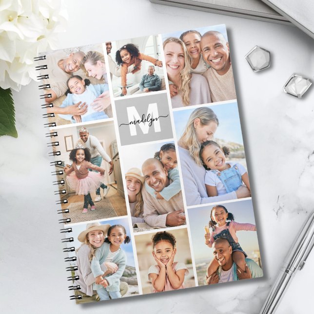 Carnet Photo Monogramme Image (Photo Monogram Picture Notebook)