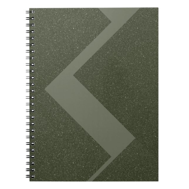 Carnet photo Moss Green Spiral (Devant)