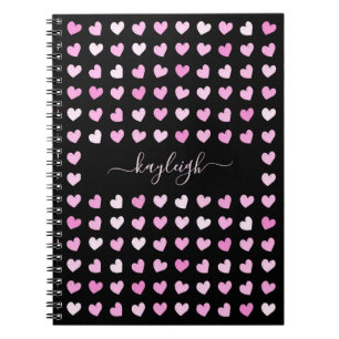 Carnet photo Motif de Coeurs roses