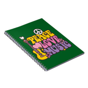 Carnet Photo Paix, Amour Et Musique