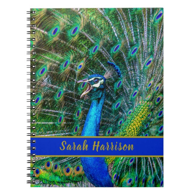 Carnet Photo Peacock personnalisée (Devant)