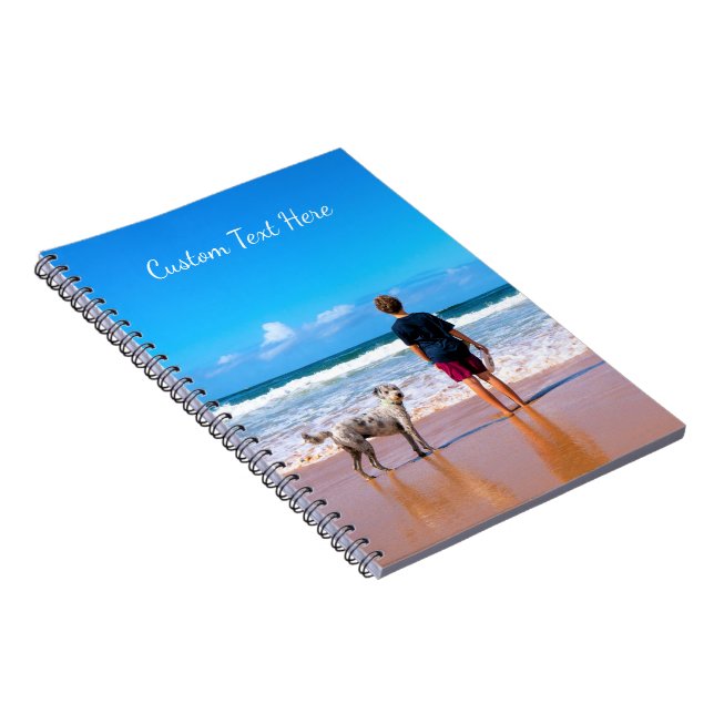 Carnet photo personnalisé avec vos photos et votre (Côté Droit)