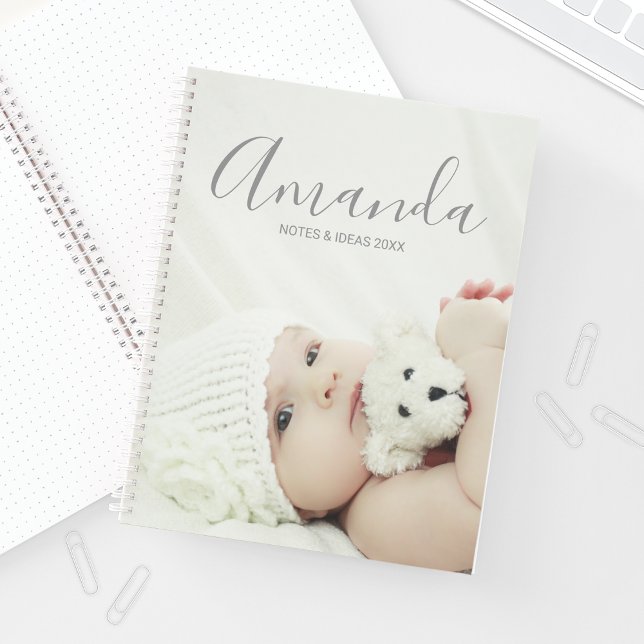 Carnet Photo personnalisée avec nom et texte personnalisé (Créateur téléchargé)