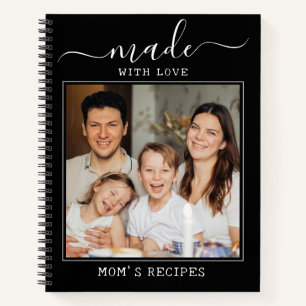 Carnet Photo personnalisée Fabriquée avec amour Recettes