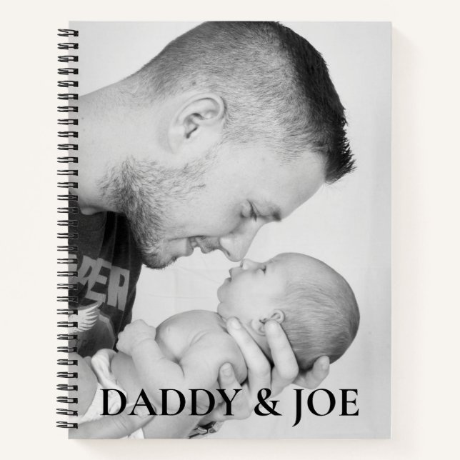 Carnet Photo personnelle du père et du fils (Devant)