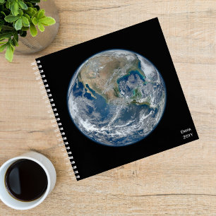 Carnet Photo Planète Terre, Espace Extérieur, Fun Custom