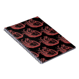 Carnet photo Red Anatomical Hearts Lined 80pgs