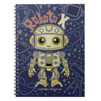 Carnet photo Robot Boy Spiral