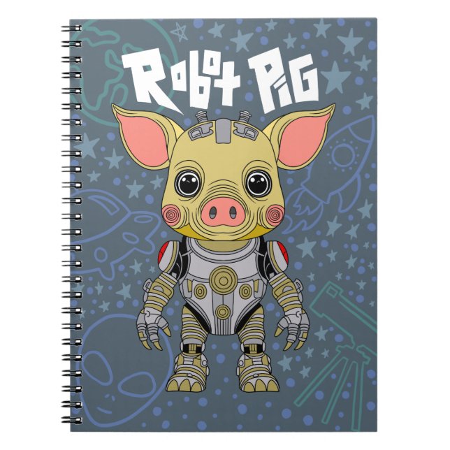 Carnet photo Robot Pig Spiral (Devant)